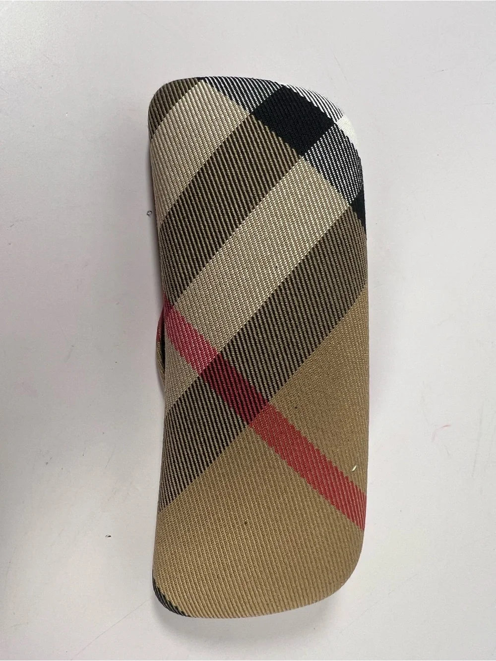 5100: Burberry Vintage Nova Check Rectangular Sunglasses with Box & Case